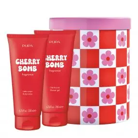 Coffret Happy Box Gel Douche & Lait Corps Cherry Bomb