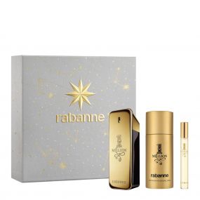 Coffret 1 Million Eau de Toilette 100ml, Déodorant Spray & Format Voyage 