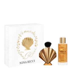 Coffret Vénus de Nina Ricci Eau de Parfum 50ml & Huile Scintillante et Hydratante Corps 