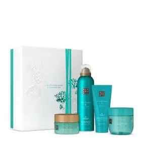 Coffret The Ritual of Karma Mousse de Douche & Crème, Gommage et Masque Corps 