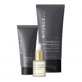 Coffret Rituals Homme Shampooing, Crème & Sérum Visage 