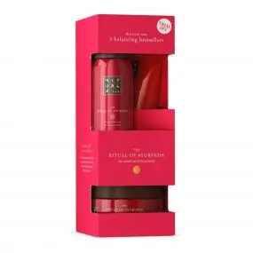 Coffret The Ritual of Ayurveda Mousse de Douche, Gommage & Crème Corps 