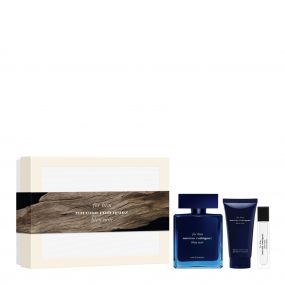 Coffret For Him Bleu Noir Eau de Parfum 100ml, Gel Douche & Format Voyage 