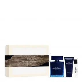 Coffret For Him Bleu Noir Eau de Parfum 100ml, Gel Douche & Format Voyage 