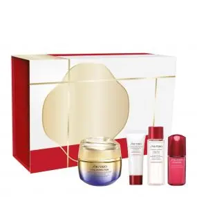 Coffret Vital Perfection Crème et Sérum Anti-Âge, Mousse Nettoyante & Lotion 