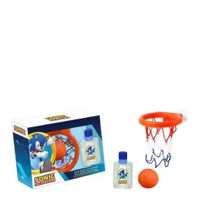 Coffret Sonic Eau de Toilette 50ml & Mini Set de Basket-Ball 