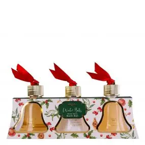 Coffret Winter Bells Gel Douche, Lait Corps & Bain Moussant 