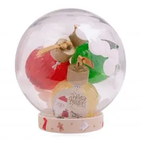 Boule de Noël Sweet Moment 3 Gels Douche & Confettis de Savon 