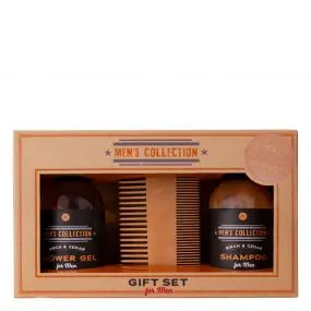 Coffret Men's collection Gel douche, Shampoing & Peigne 