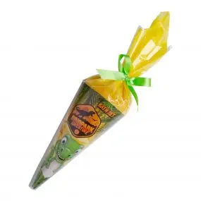 Pochette Surprise Dinopark Adventure Bain Moussant, Galet Effervescent Bain & Fleur de Massage 