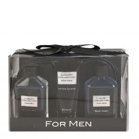 Coffret Luxury Collection for Men Gels Douche, Après-Rasage & Trousse de Toilette 