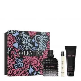 Coffret Born in Roma Uomo Eau de Toilette 100ml, Gel Douche & Format Voyage 