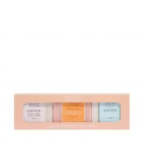 Mon Coffret Savons Coco Kiss, Fleurs des Îles & Fleurs de Coton 3 x 75g