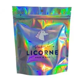 Poudre de Bain Licorne Poudre effervescente avec Bijou 