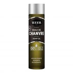 HUILE DE CHANVRE Visage, Corps et Cheveux  - Waam - Soin - Visuel 1