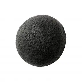 Eponge Konjac au Charbon Eponge Douce Exfoliante 