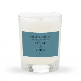 Bougie parfumée Glycine - lin - coton Bougie Parfumée  180gr 