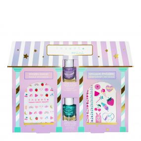 Coffret My Little Beauty House Vernis à l'Eau, Stickers Ongles & Tatouages Éphémères 