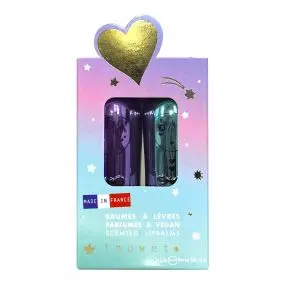 Coffret Noël Rainbow Duo de Baumes à Lèvres 