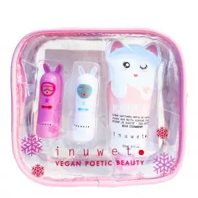Trousse Snowgirl Duo de Baumes à Lèvres, Crème Mains & Stickers 
