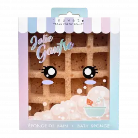 Jolie Gaufre Éponge de Bain 