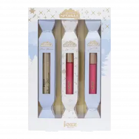 Winter Sparkle Coffret Trio Crackers  Mascara, Huile à Lèvres & Rouge à Lèvres