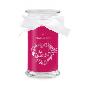 You Are Wonderful Bougie Parfumée avec Bijou Bracelet