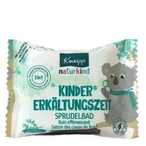 Galet Effervescent pour le Bain Saison des Coups de Froid Parfum Eucalyptus 80g