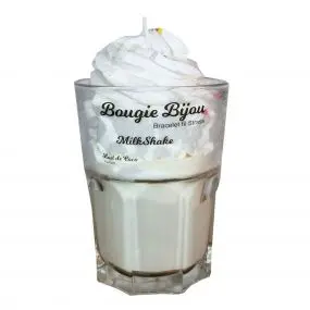 MilkShake - Lait de Coco Bougie bijou Bracelet Fil Strass