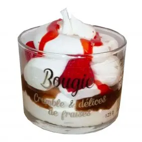 Crumble & Déclice de Fraises Bougie parfumée 