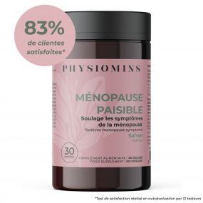 Ménopause Paisible Soulage les Symptômes de la Ménopause 60 Gélules