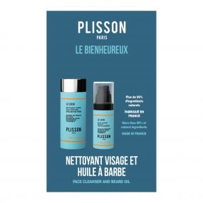 Coffret Le Bienheureux Nettoyant Visage & Huile à Barbe 