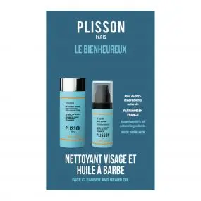 Coffret Le Bienheureux Nettoyant Visage & Huile à Barbe 