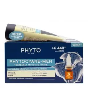 Coffret Antichute Progressive Homme Traitement Antichute Homme & Shampooing Revigorant 