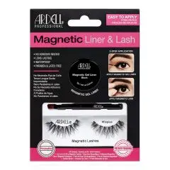 Faux Cils Magnétiques  Avec Gel Liner Wispies