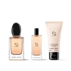 Coffret Sì Eau de Parfum 50ml, 15ml & Lait Corps 