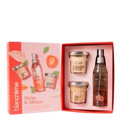 Coffret Routine Corps - Pêche Abricot Eau Fraîche, Gommage Corps & Crème Corps 