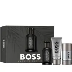 Coffret Boss Bottled Parfum Eau de Toilette 100ml, Gel douche & Déodorant 