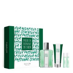 Coffret Pour Un Homme de Caron Eau de Toilette 125ml, Gel Douche & 2 Minis Vaporisateurs