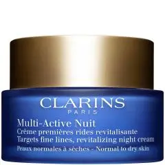 Multi-Active Nuit Crème Premières Rides Revitalisante - Peaux Normales à Sèches Soin Visage  Pot 50ml