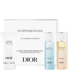 Coffret - Le Démaquillage au Nymphéa  Mousse Nettoyante, Eau micellaire & Démaquillant Yeux et Lèvres 
