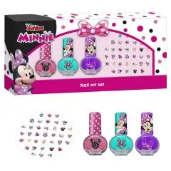 Coffret Vernis - Minnie Trio vernis & Autocollants ongles 