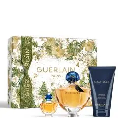 Coffret Shalimar Eau de Parfum 50ml & 5ml, Lait Corps 