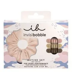 Coffret Chouchous Nothing Can Stop Me  1 chouchou + 3 élastiques à spirale 