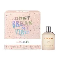 Coffret For A Kiss 'DON'T - BREAK MY VIBES' Eau de Toilette 100ml & Pochette Téléphone 