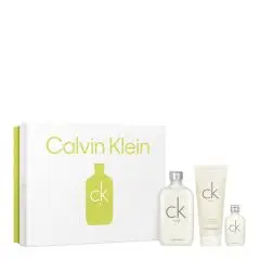 Coffret CK One Eau de Toilette 100ml, 15ml & Gel Purifiant Corps 