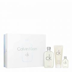 Coffret CK One Eau de Toilette 100m & 15ml, Gel Lavant Corps et Cheveux