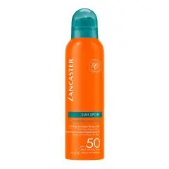 LANCASTER SUN SPORT - Brume Invisible Rafraîchissante application peau mouillée Brume SPF50 Spray 200ml