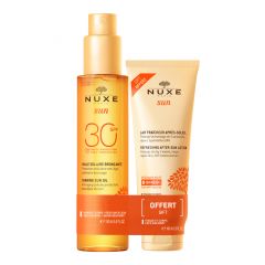 Protecteur Solaire & Après Soleil Huile Bronzante SPF30 & Lait Fraicheur 150ml & 100ml
