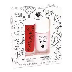 Coffret Kids Cottage  Vernis Bella & Rollette Cerise  